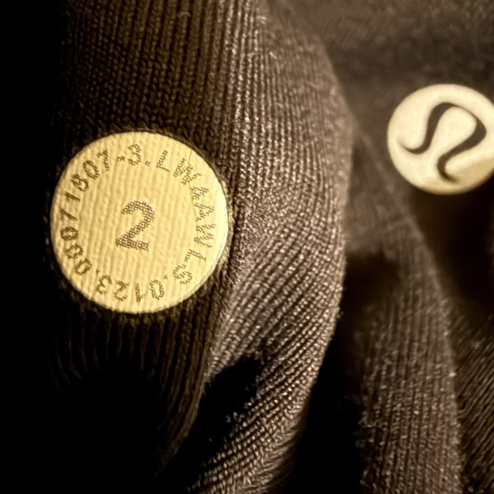 Lululemon Define Jacket Black Size 2 Full Zip Logo 💎EUC Retails $128 - Picture 6 of 10